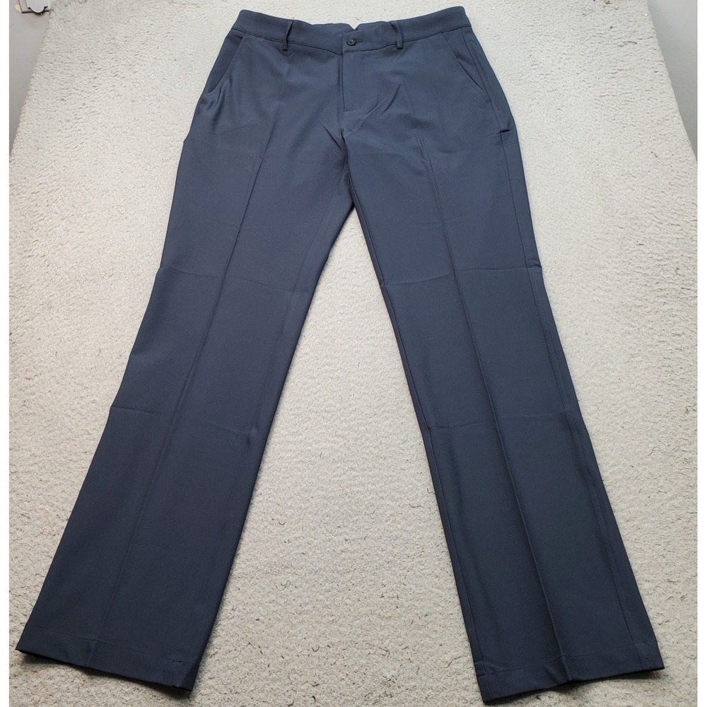 Dunning Golf Chino Pants Mens 32/32 Navy Performance Stretch Quick Dry D7S13P067